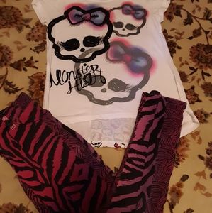 Monster High Top and Jeggings Set